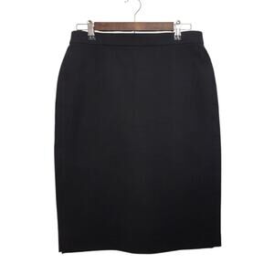 J.Crew Stretchy Pencil Skirt Womens Size 10 Petite Black